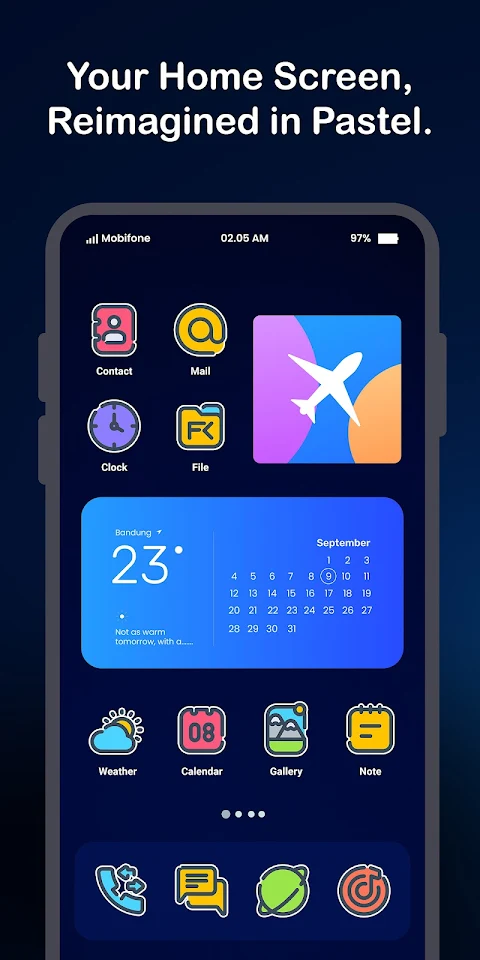 Sticker UI – Icon Pack Android screenshot