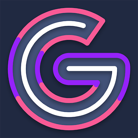 Garis Dark – Lines Icon Pack screenshot