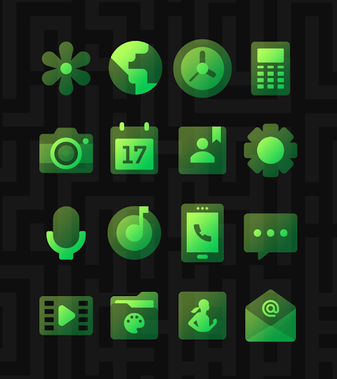 Midori Green – Icon Pack screenshot