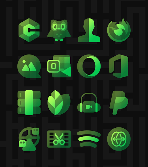 Midori Green – Icon Pack screenshot