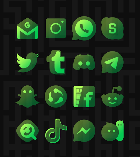 Midori Green – Icon Pack screenshot
