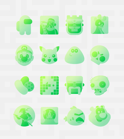 Midori Green – Icon Pack screenshot