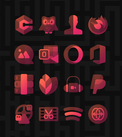 Ichigo Red – Icon Pack screenshot
