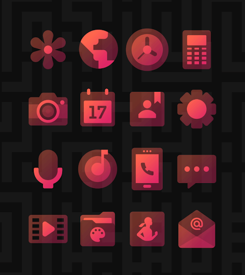 Ichigo Red – Icon Pack screenshot