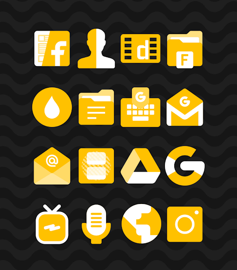 Yellow – Icon Pack screenshot
