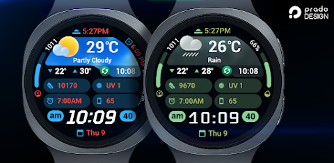 PRADO 95 Weather Watch Face screenshot