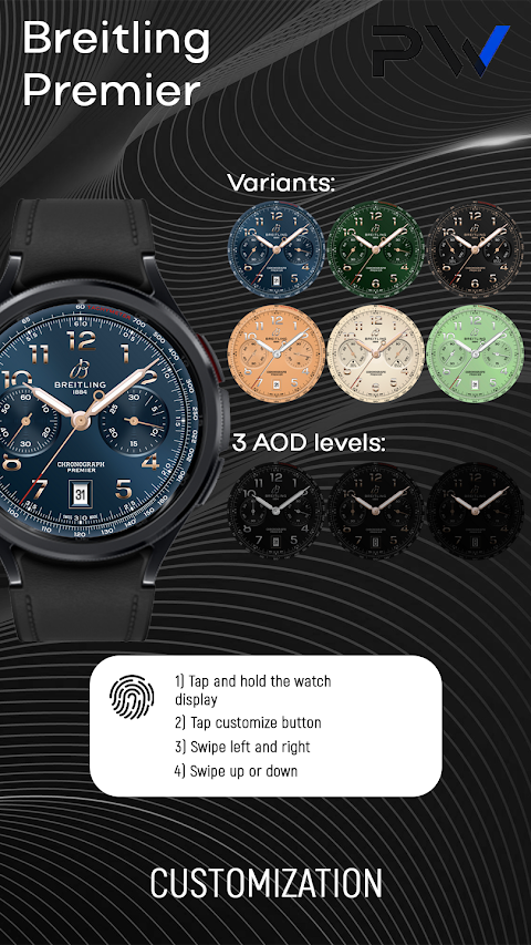 Breitling Premier Watch Face screenshot