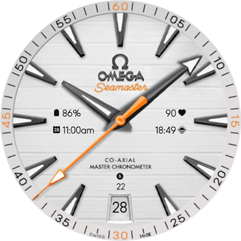 Omega Seamaster Watch Face screenshot