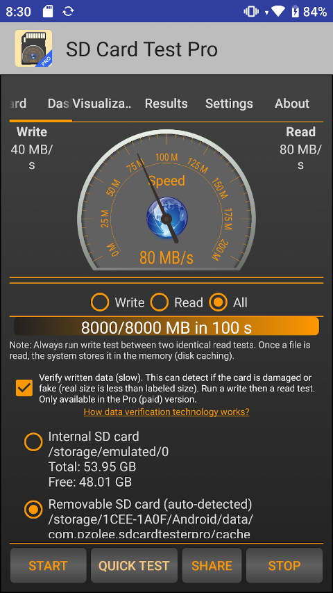 SD Card Test Pro – Fake Check screenshot