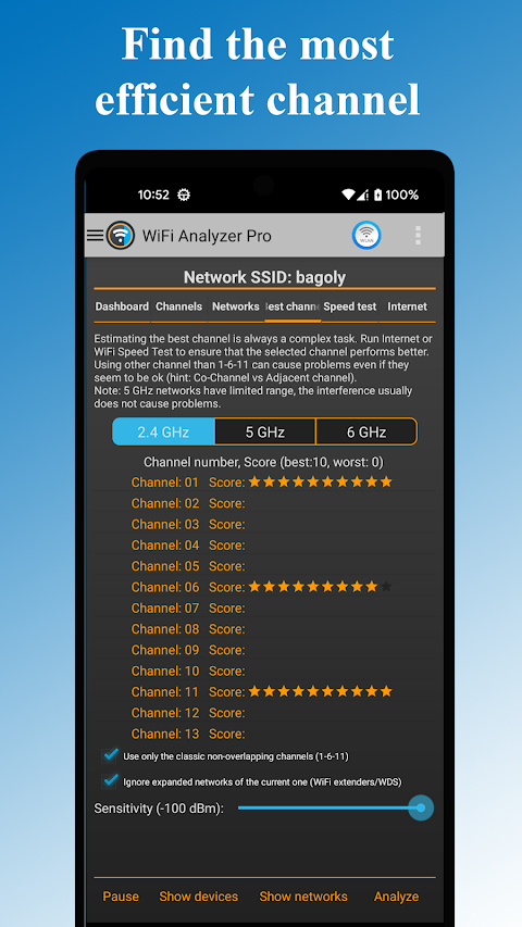 WiFi Analyzer Pro screenshot