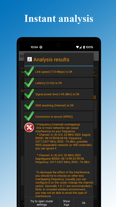 WiFi Analyzer Pro screenshot