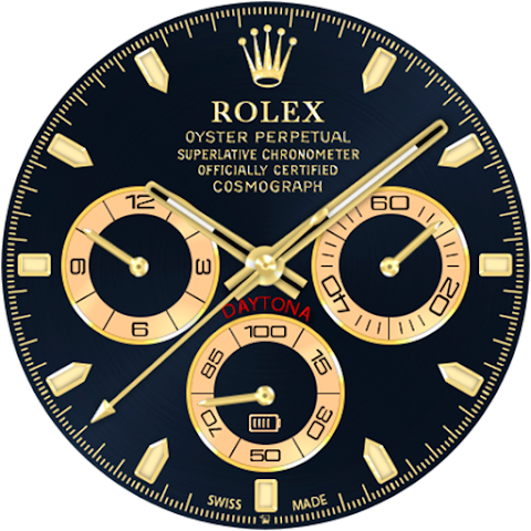 Rolex Daytona Watch Face screenshot