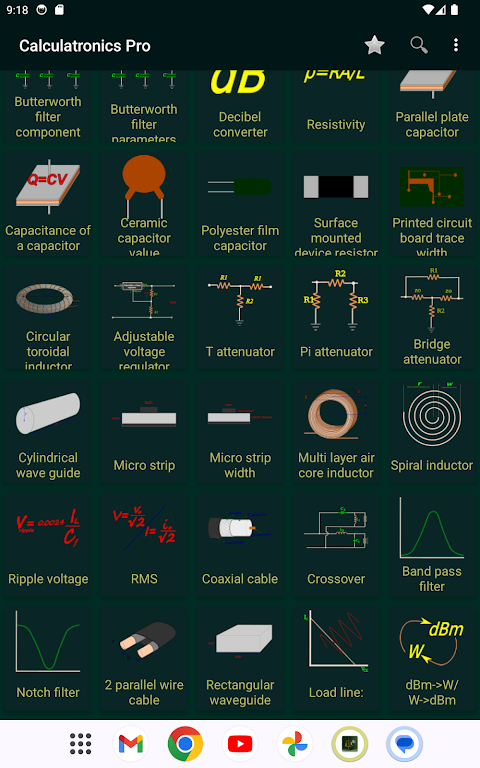 Electronics Circuit Calc Pro screenshot