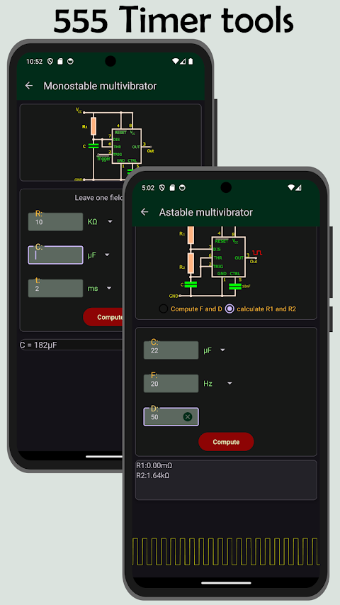 Electronics Circuit Calc Pro screenshot