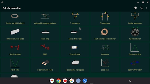 Electronics Circuit Calc Pro screenshot
