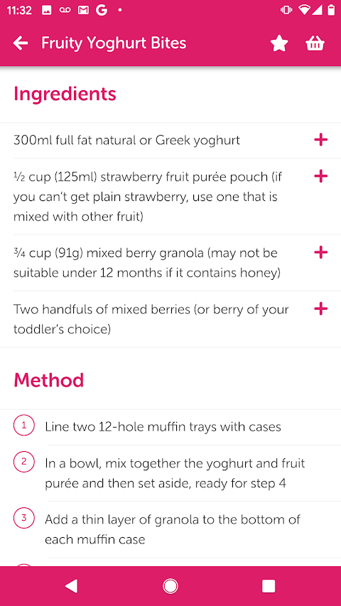 Fussy Toddler Recipes screenshot