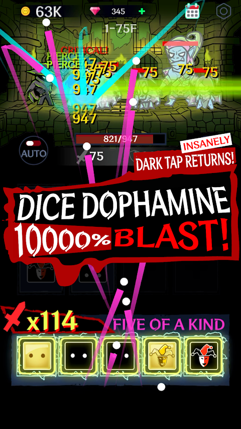 Dark Tap Dice screenshot