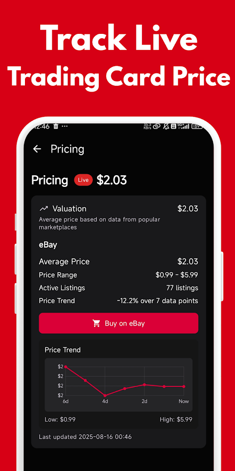 TCG Card Scanner Pro screenshot