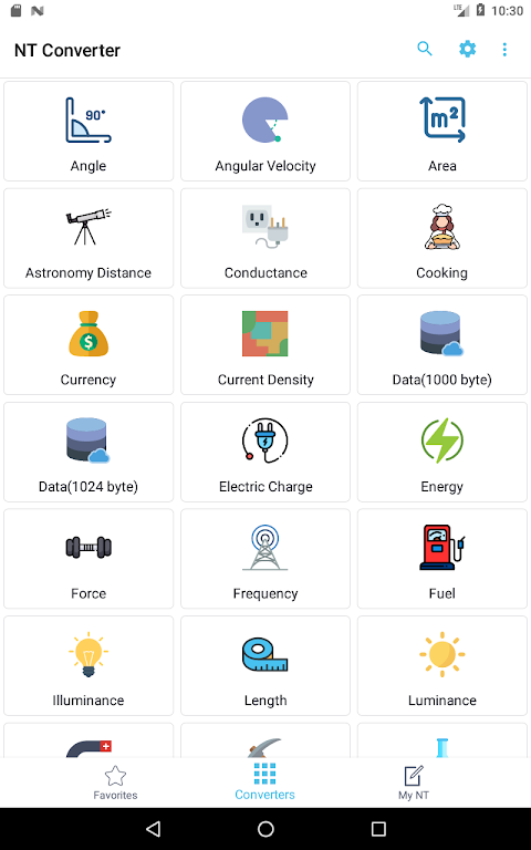 NT Unit Converter screenshot