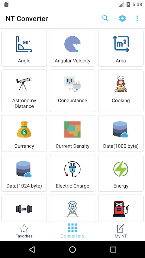 NT Unit Converter screenshot