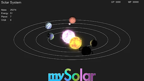mySolar – Build your Planets screenshot
