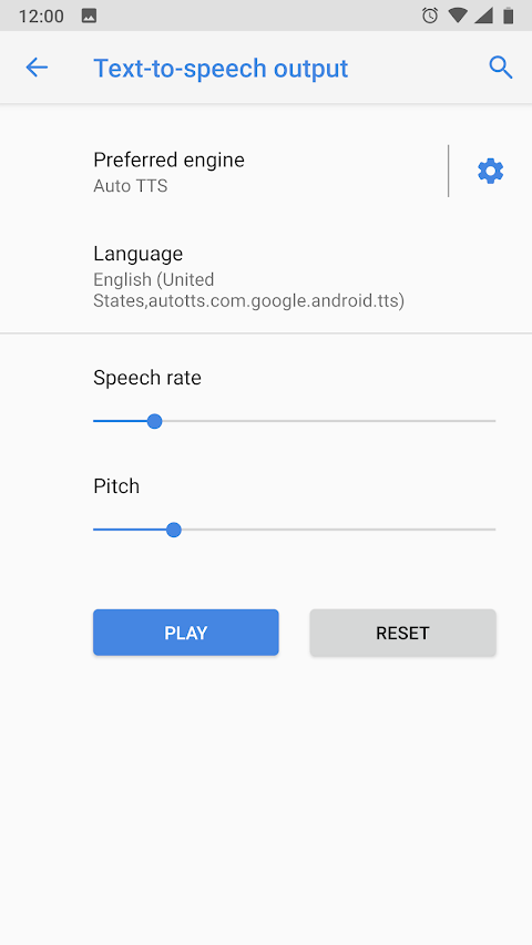 Auto TTS screenshot