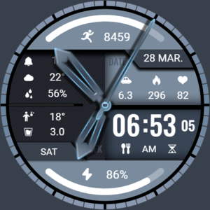 Blue Light Weight ZKin Watch