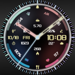 ZKin Watch Face Colorful Halo