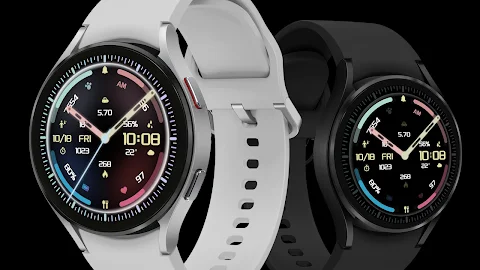 ZKin Watch Face Colorful Halo screenshot