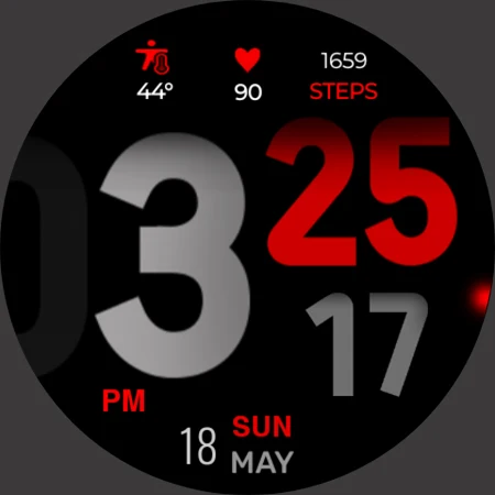 Digital Basic 4 Wear OS 5+ screenshot