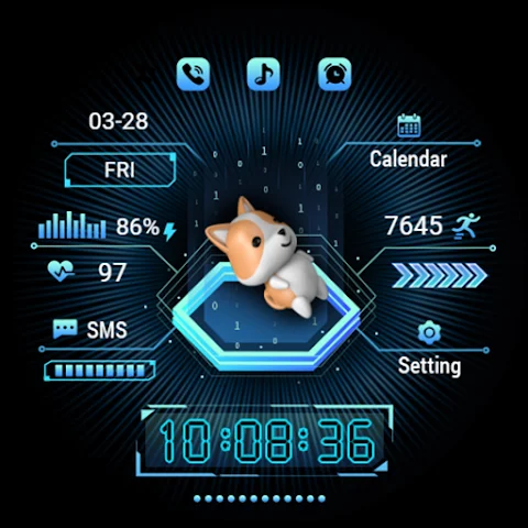ZKin Watch Dynamic Corgi screenshot