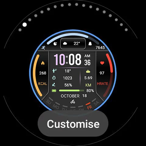 Information Block ZKin Watch screenshot