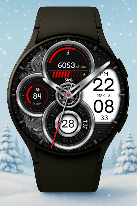 Motion Animated Watch Face screenshot