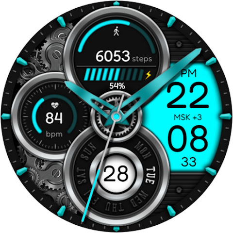 Motion Animated Watch Face screenshot