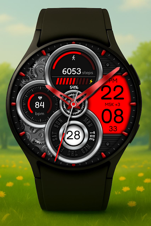 Motion Animated Watch Face screenshot