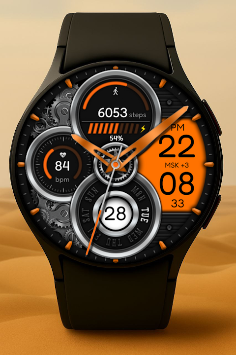 Motion Animated Watch Face screenshot