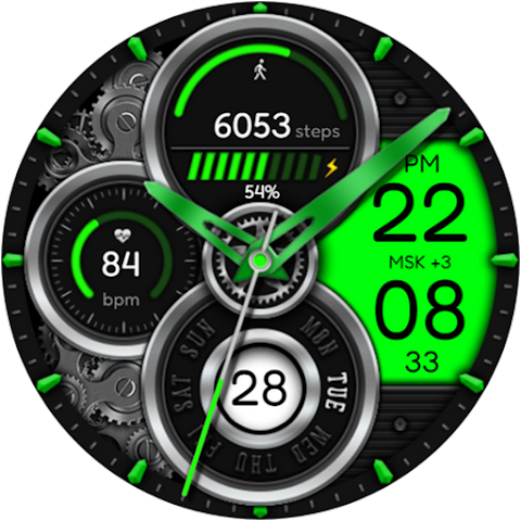 Motion Animated Watch Face screenshot
