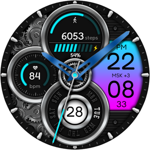 Motion Animated Watch Face screenshot