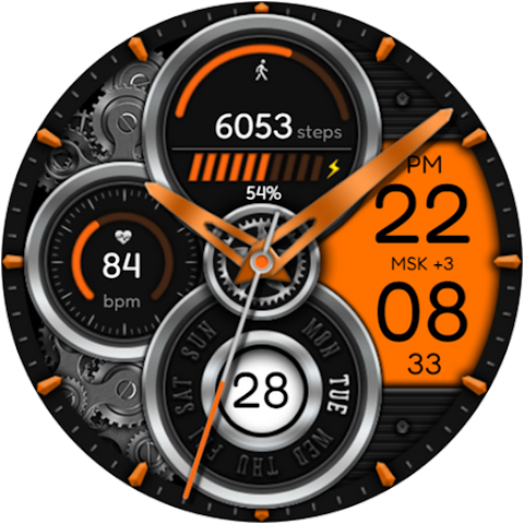Motion Animated Watch Face screenshot
