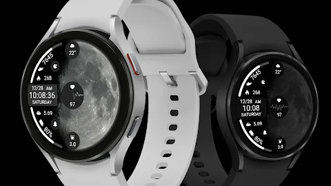 ZKin Watch Face Obsidian Moon screenshot