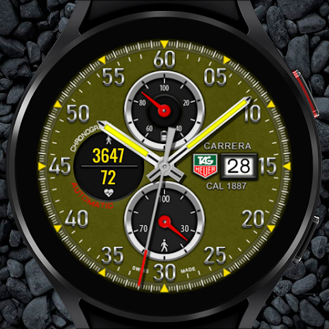 Tag Carrera Watch face screenshot