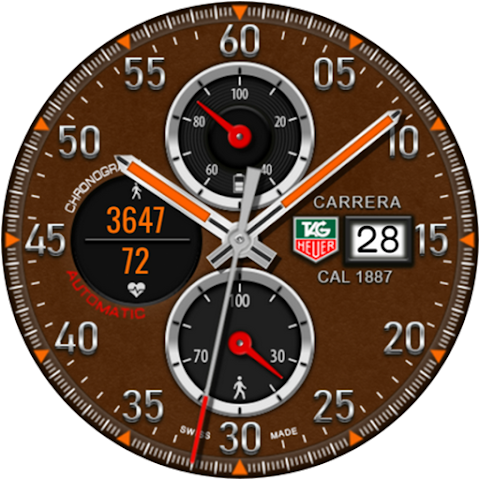 Tag Carrera Watch face screenshot