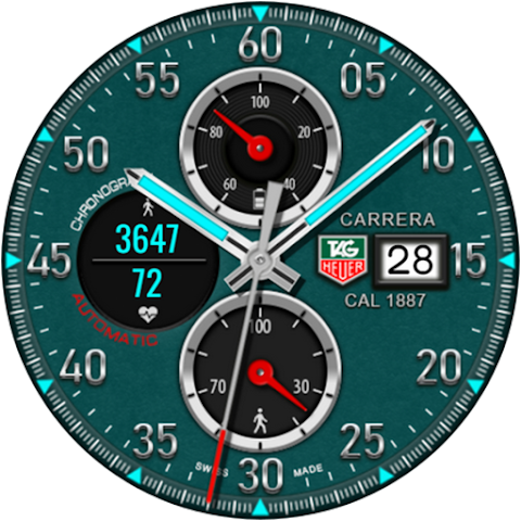 Tag Carrera Watch face screenshot