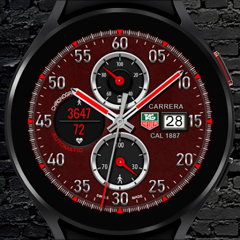 Tag Carrera Watch face screenshot