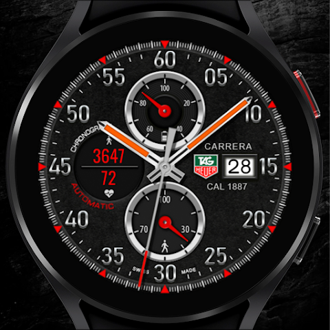 Tag Carrera Watch face screenshot