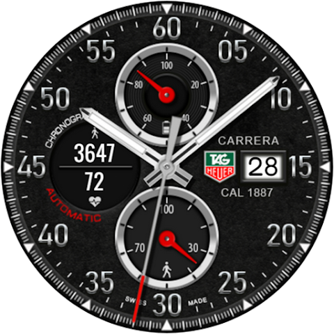 Tag Carrera Watch face screenshot