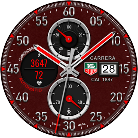 Tag Carrera Watch face screenshot