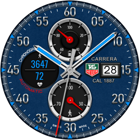 Tag Carrera Watch face screenshot