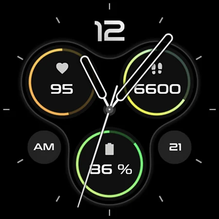 Aeon e-BPM: Watch face screenshot