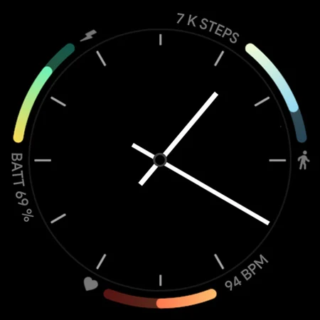 Dash Analog Watch face screenshot
